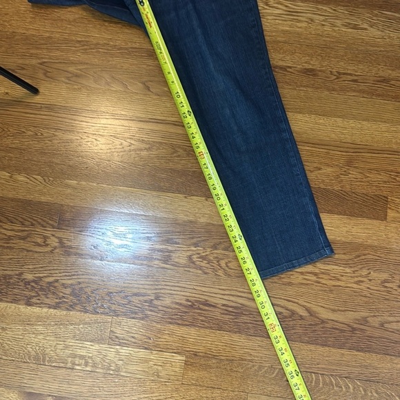 Eileen Fisher Straight Leg Stretchy Cotton Jeans Size Large - Picture 9 of 12